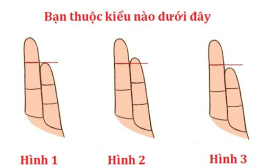 Giúp bạn Đoán tính cách và nhân duyên qua độ dài ngón tay út