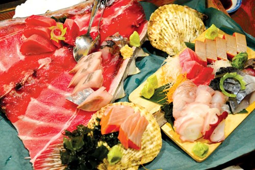 Giúp bạn Thưởng thức sashimi ở Miyagi