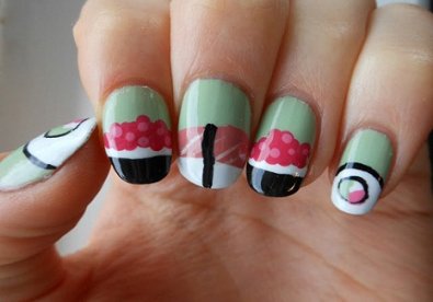 Giúp bạn 'Ngon mắt' với mẫu nail sushi