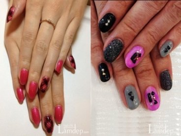 Những mẫu nail Nail Bold & Chic cho mùa đông 2012