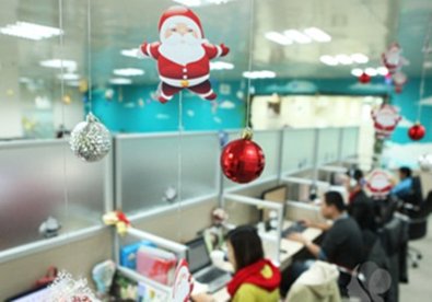 Giúp bạn Những văn phòng trang trí Noel ấn tượng nhất Hà Nội