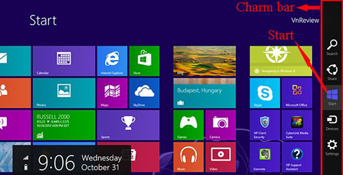 Giúp bạn Nút Start trong Windows 8 ở đâu?