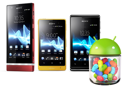 Giúp bạn Sony bắt đầu cập nhật Android 4.1 cho Xperia P, Xperia go và Xperia E Dual?