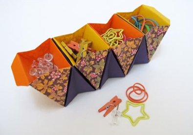 Giúp bạn Xếp hộp giấy Origami dạng Accordion