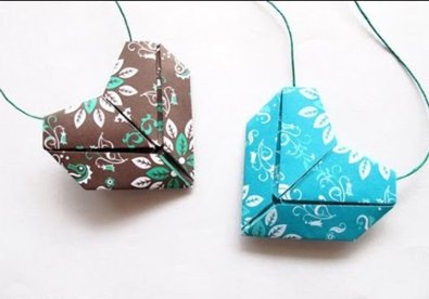 Giúp bạn Xếp trái tim giấy Origami dễ thương